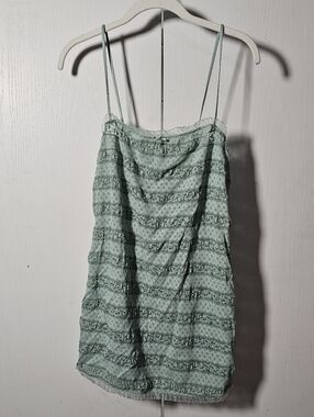 Wild Fable XXL Mint Green Lace Spaghetti Strap Mini Dress